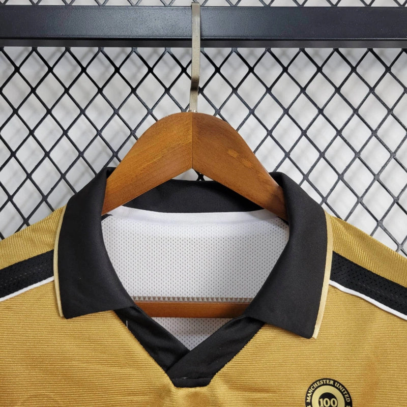 Camisa Manchester United Edição 100 Anos - DUPLA FACE - Masculina Versão Retro