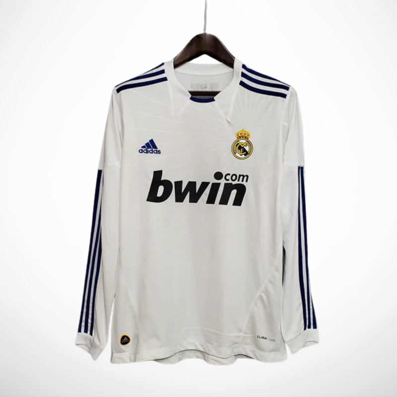 Camisa Real Madrid Titular 10/11 - Versão Retro Manga Longa