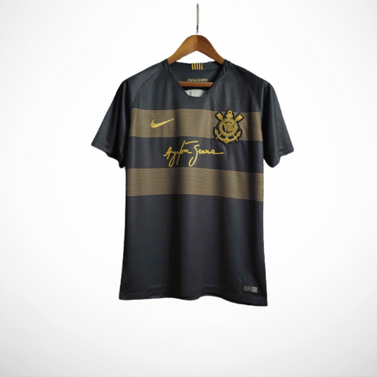 Camisa Corinthians II 18/19 Ayrton Senna - Versão Retro
