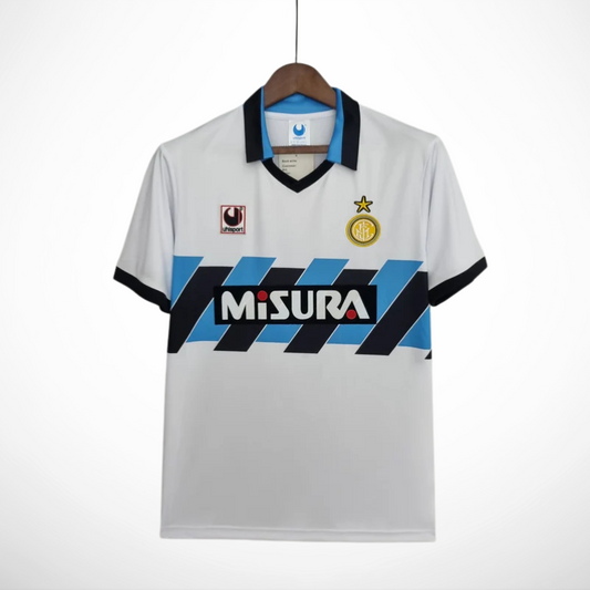Camisa Inter de Milão Reserva 90/91 - Versão Retro