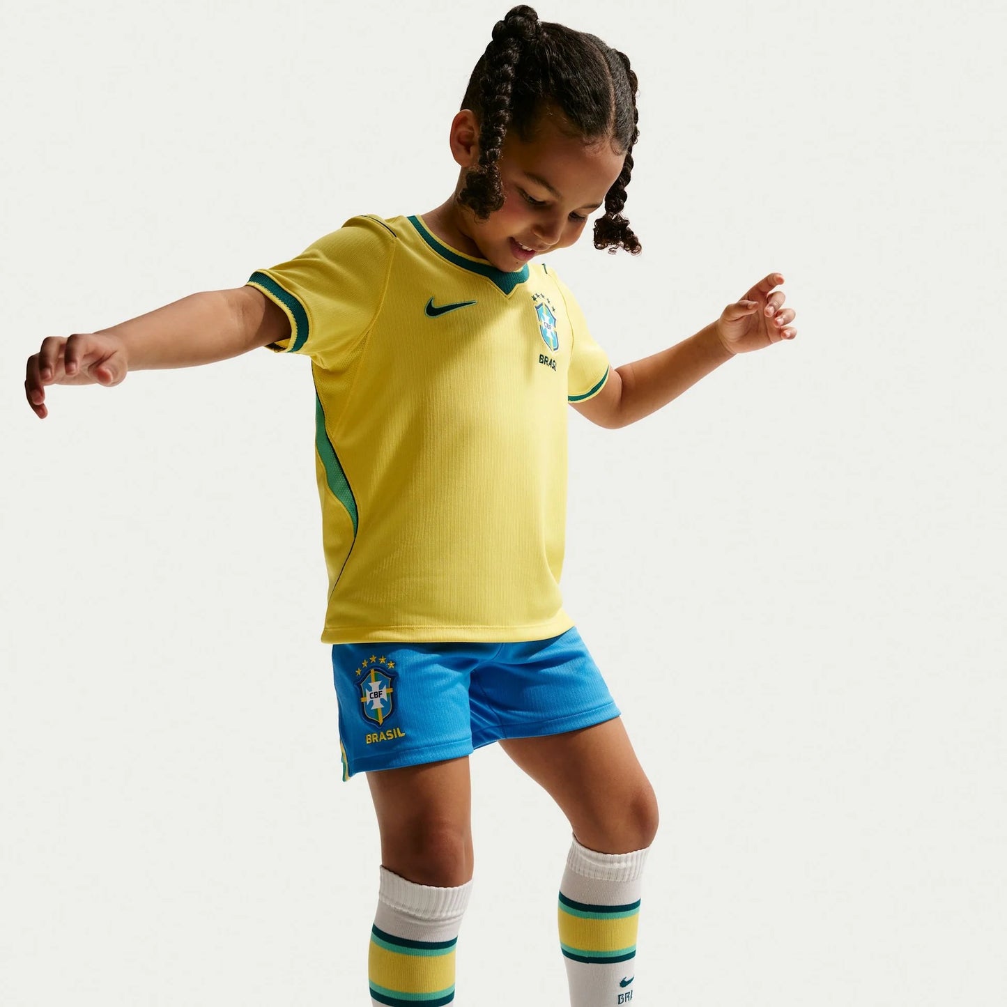 Conjunto Infantil Nike Brasil 2026/27 I
