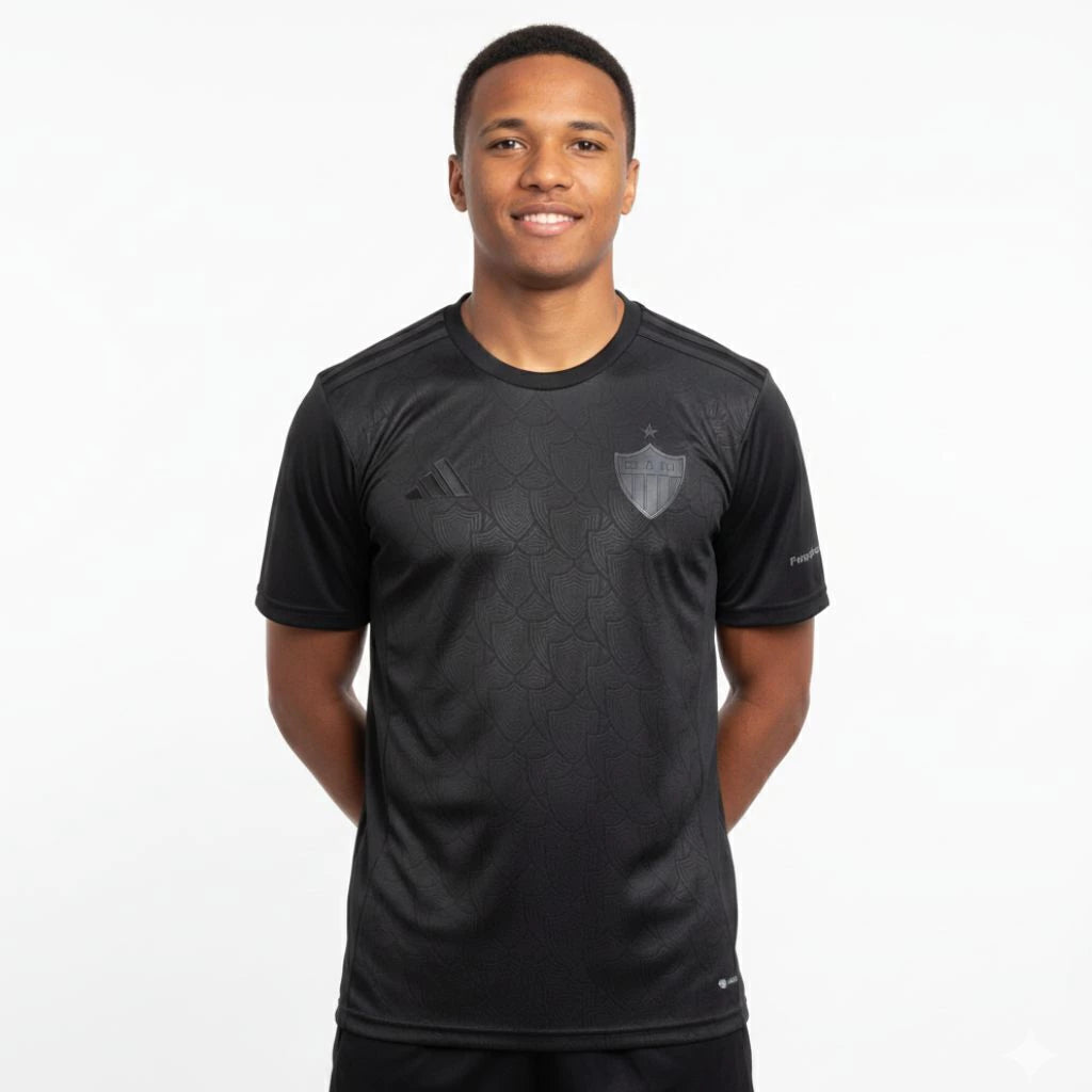 Camisa All Black Atlético Mineiro Adidas 2025/26 Masculino