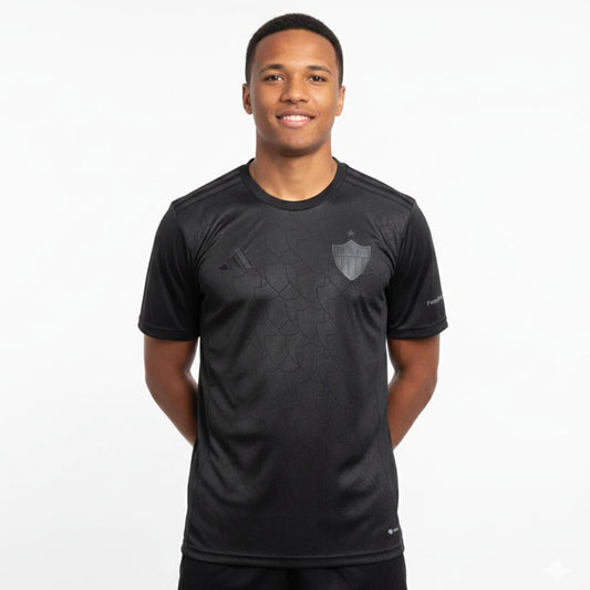 Camisa All Black Atlético Mineiro Adidas 2025/26 Masculino