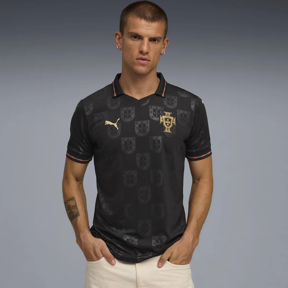 Camisa Puma Portugal Pantera Negra 2026/27