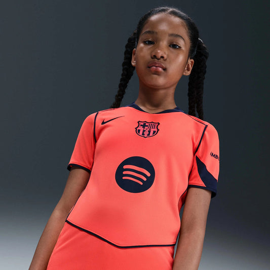 Camisa Infantil Barcelona Nike Total 90 III 2025/26