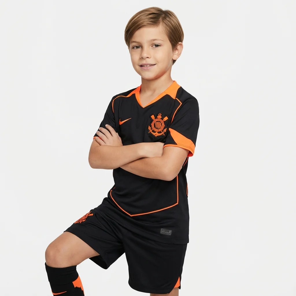 Conjunto Infantil Nike Corinthians 2025/26 III