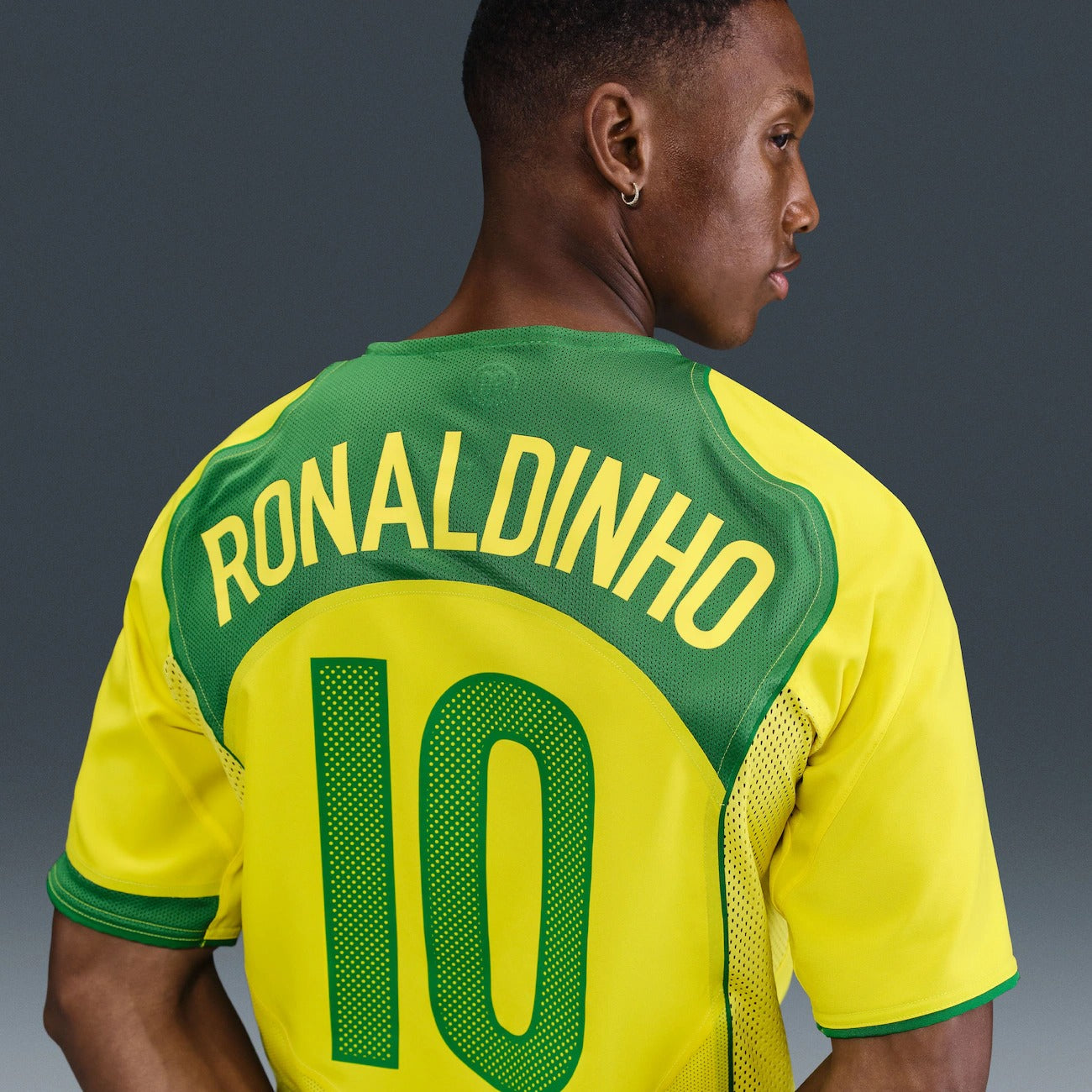 Camisa Brasil Nike Total 90 Ronaldinho Masculina